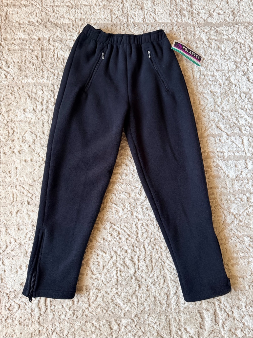 L.L. Bean Black Polartec Men's Fleece Joggers